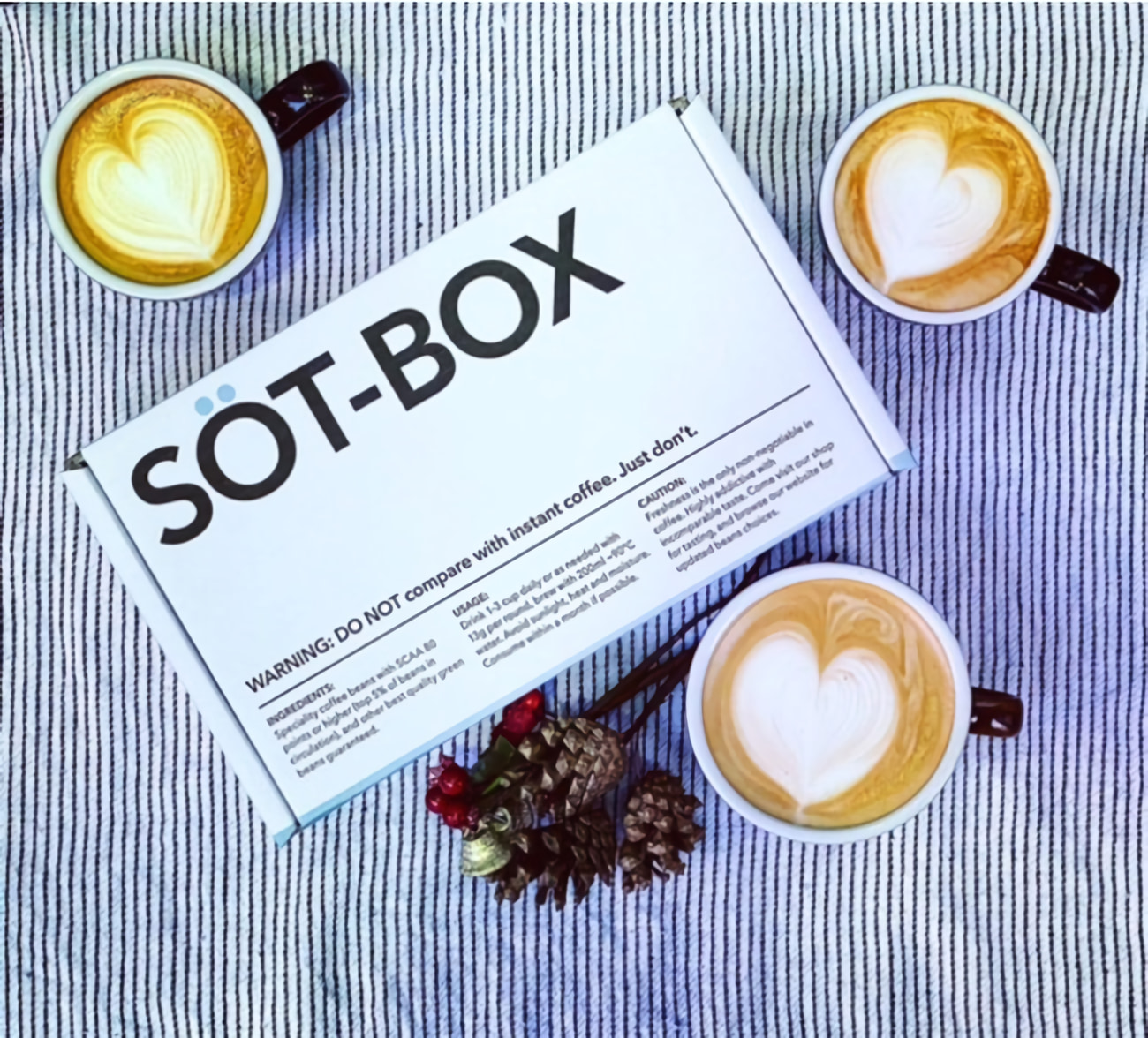 SOT COFFEE ROASTERのゲイシャコーヒー入りギフトボックスSOT BOX