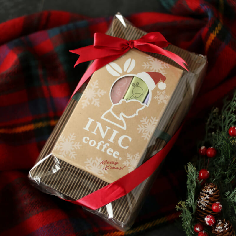 イニックコーヒーのシュトーレンとコーヒーのクリスマスギフト