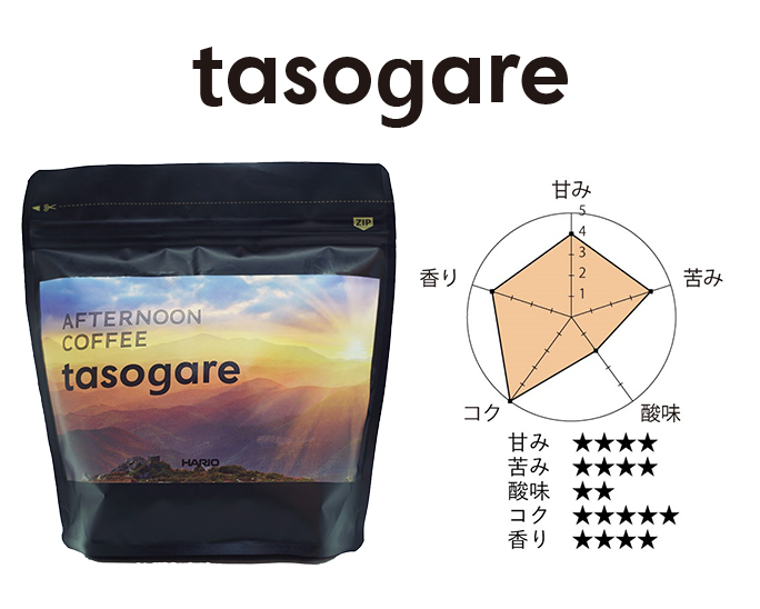 アフタヌーンコーヒー TASOGARE