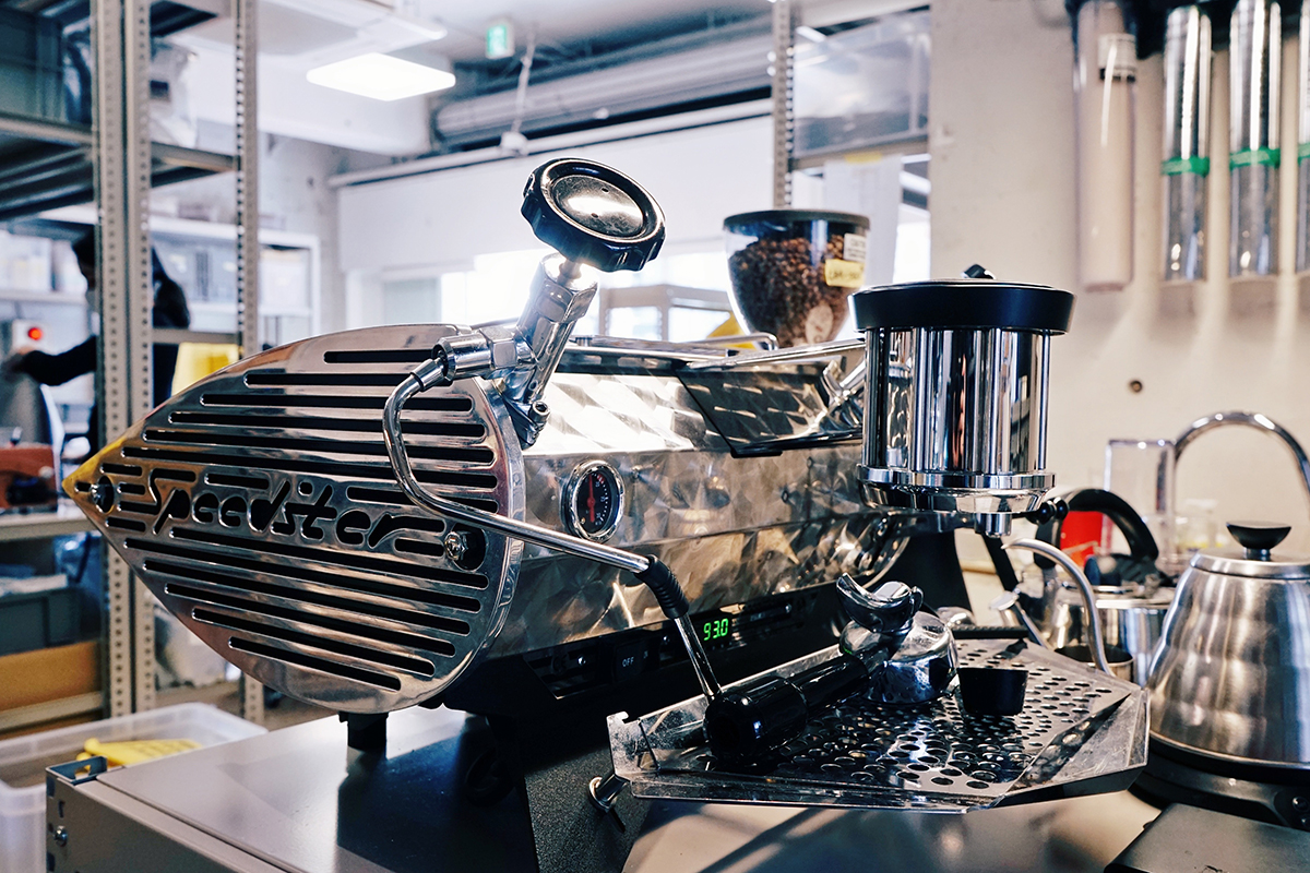 キースファンデルウエステンのエスプレッソマシーン