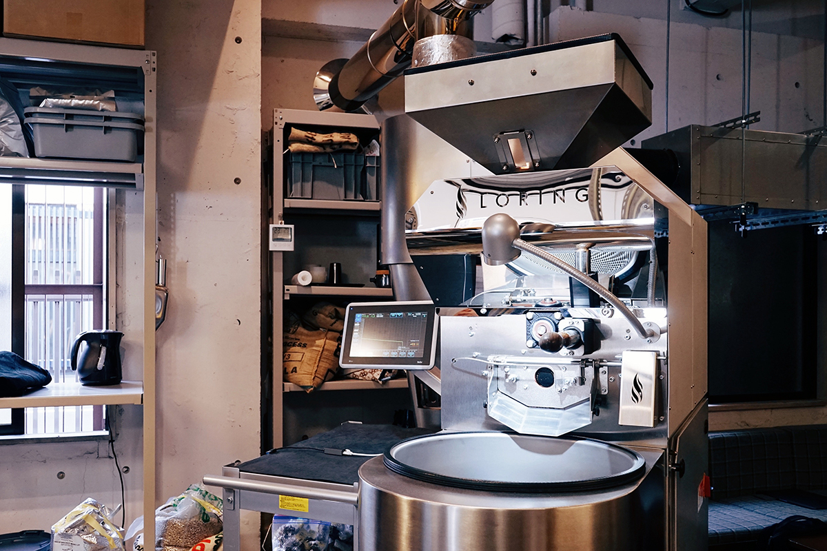 Post Coffeeの焙煎機