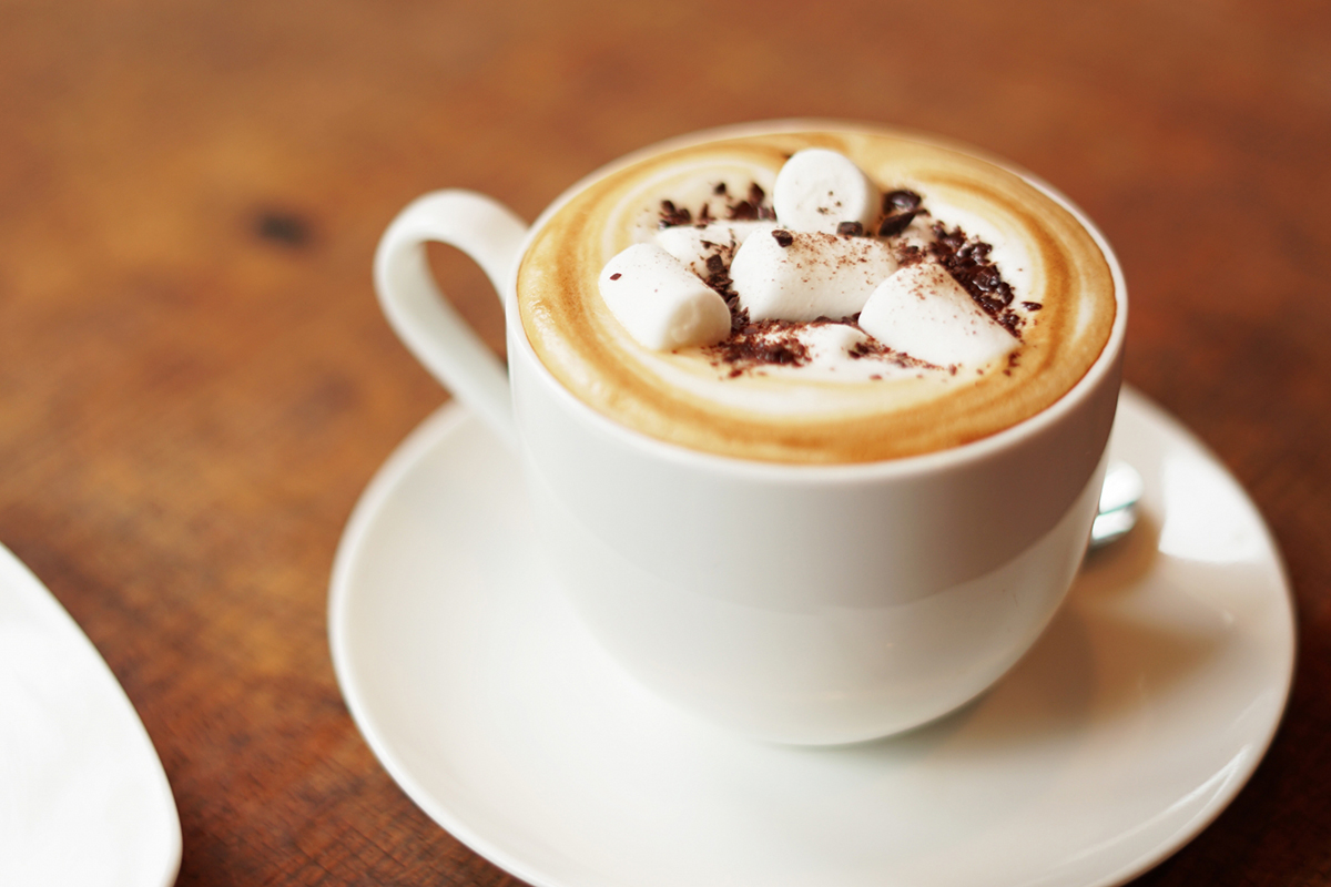 マシュマロコーヒーをアレンジ