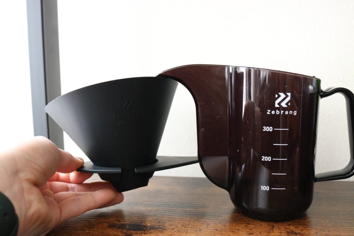 ZebrangゼブランV60フラットドリッパーと計量ドリップポット