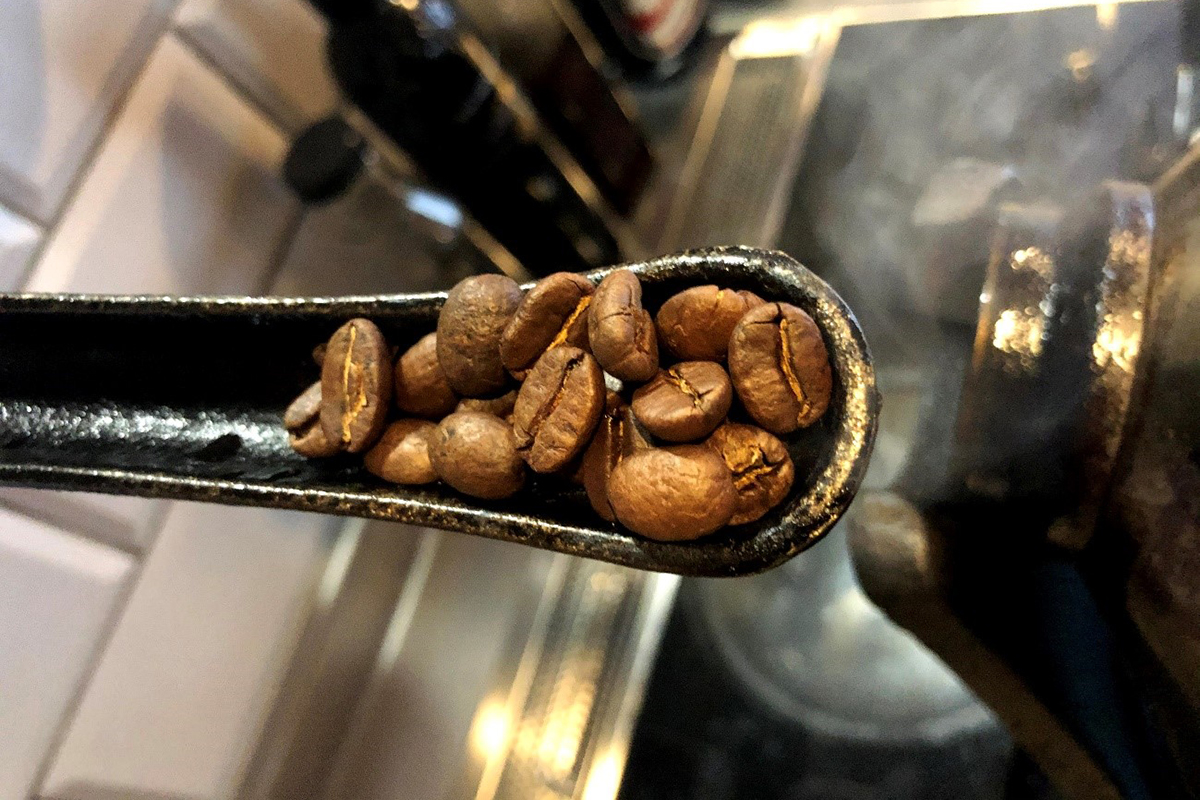 浅煎り焙煎のようなコーヒー