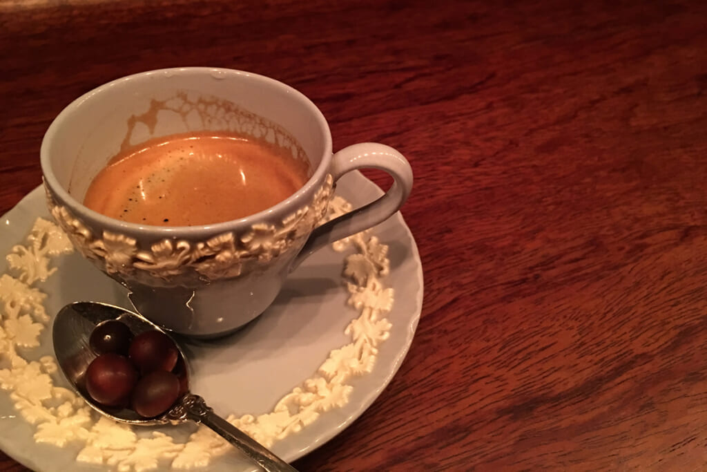 濃厚なコクのあるコーヒー