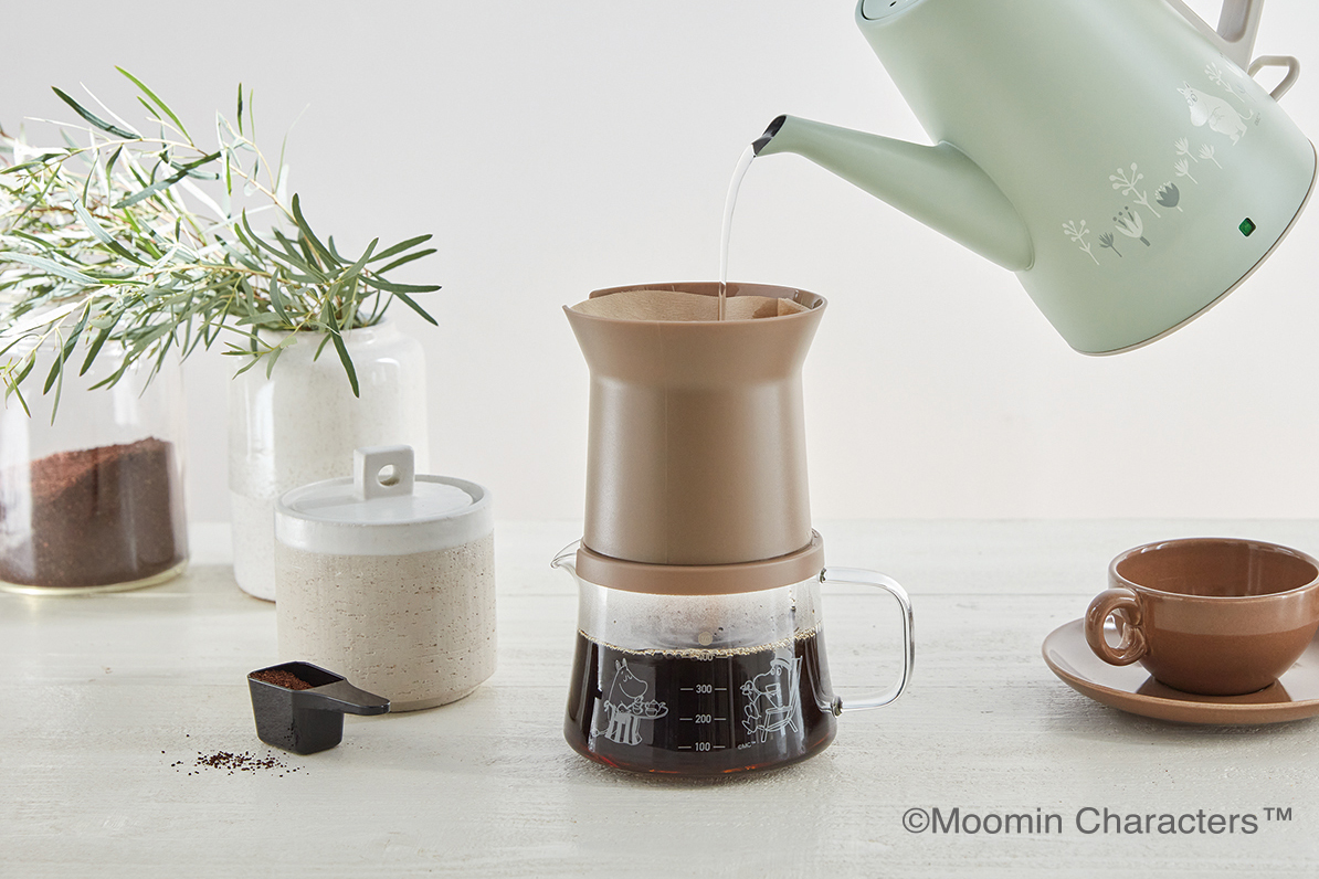 シンプル構造で自動とハンドドリップの2way