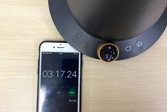 columimg2207135 | コーヒーステーション バリスタ推奨ドリップ温度93度には何分かかる