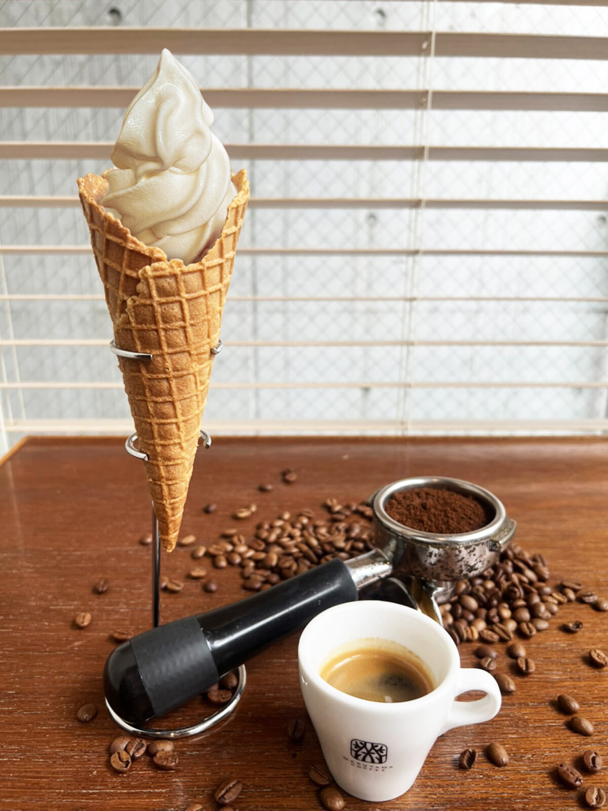 【軽井沢】丸山珈琲バリスタの淹れるエスプレッソソフト「ソフトクリーム（モカ）」発売