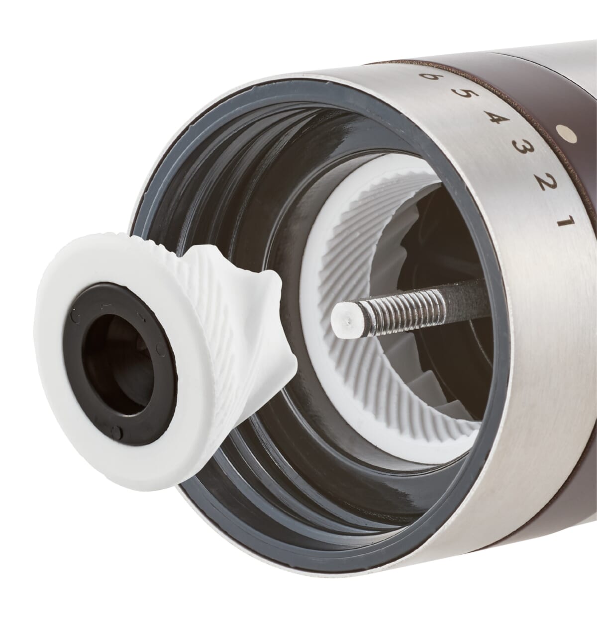 セラミック臼で摩擦が起こらないから豆の香りを引き出す