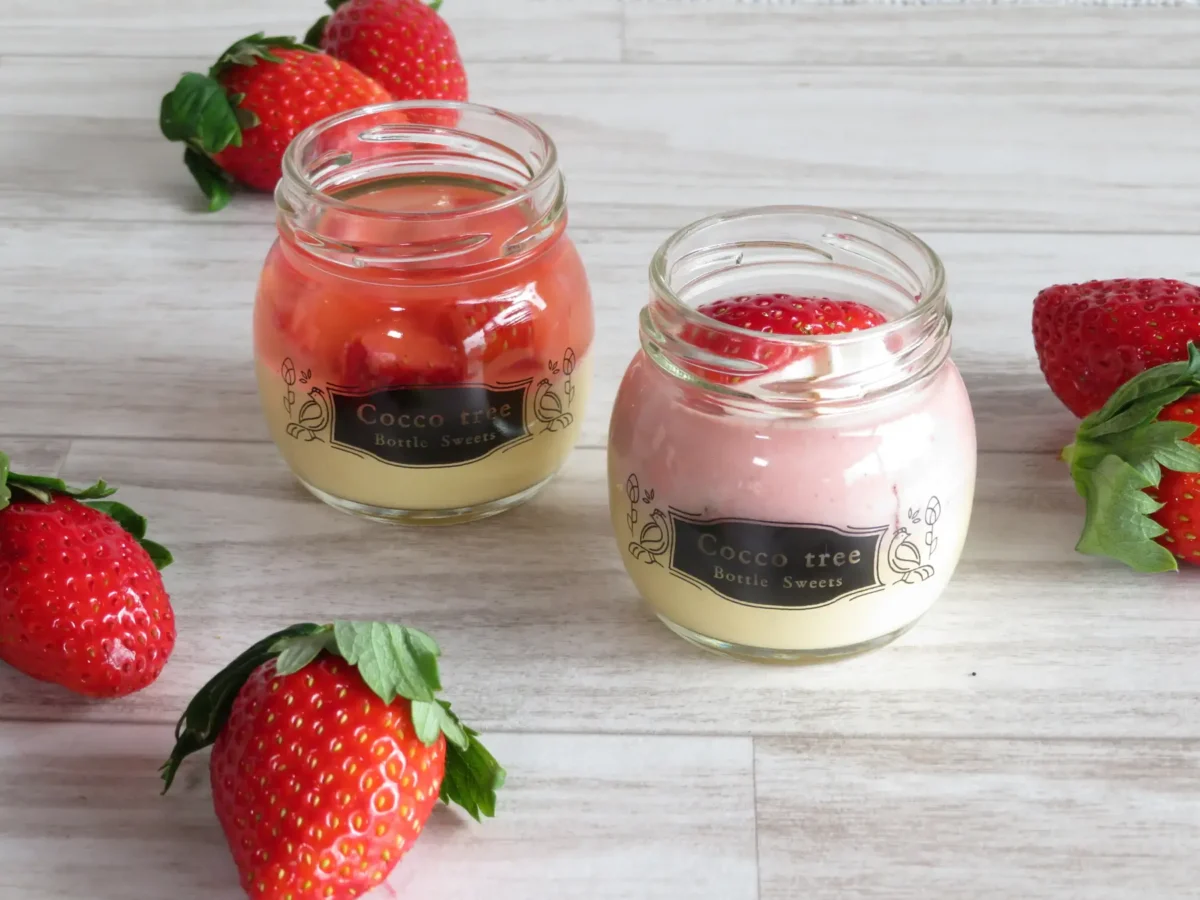 いちごジュレぷりんとろ～りいちごムースぷりん