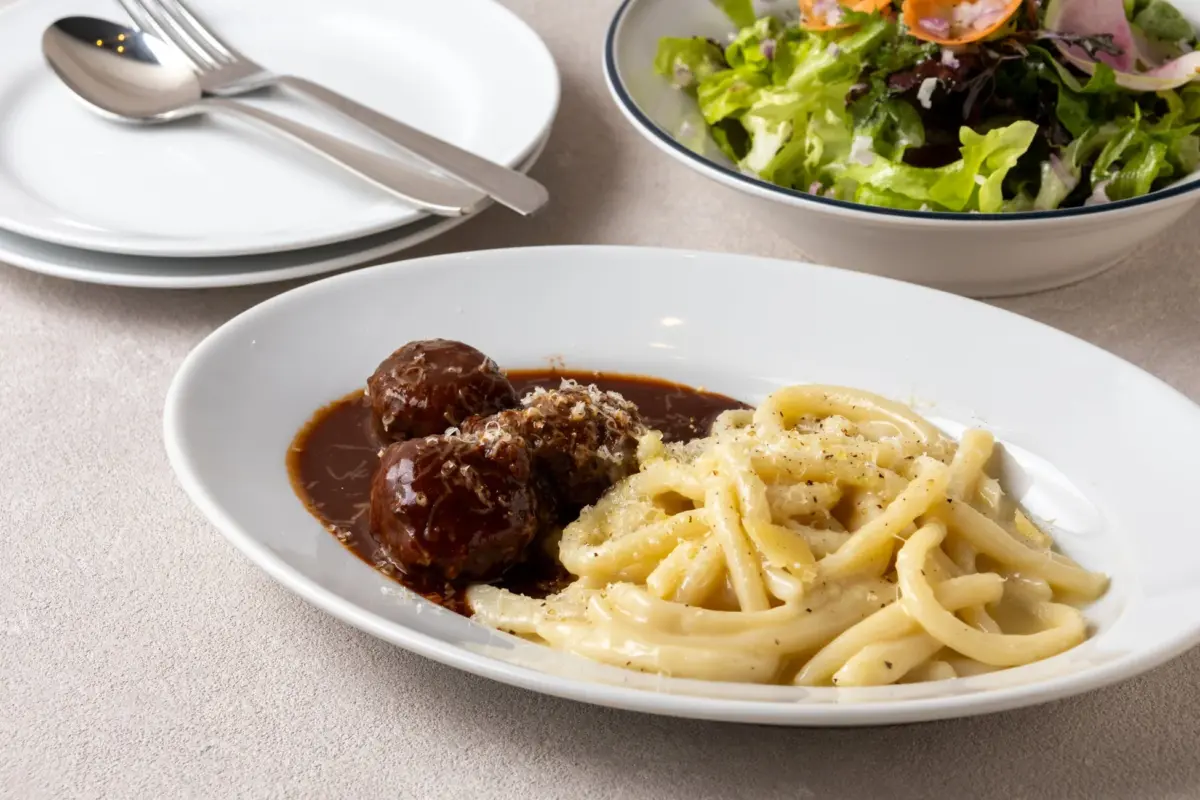 ミートボールパスタ