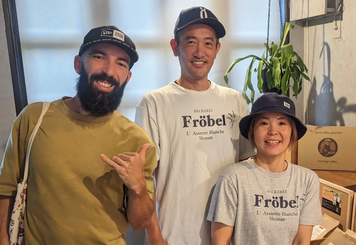 焙煎士とスタッフ