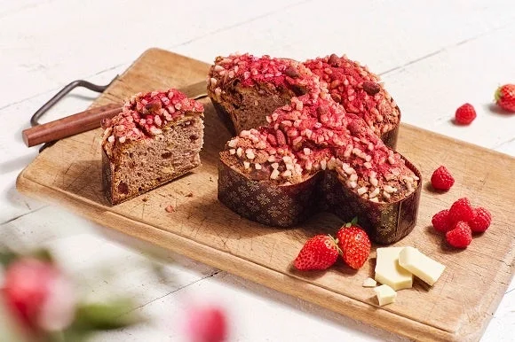 いちごとホワイトチョコレートのコロンバ