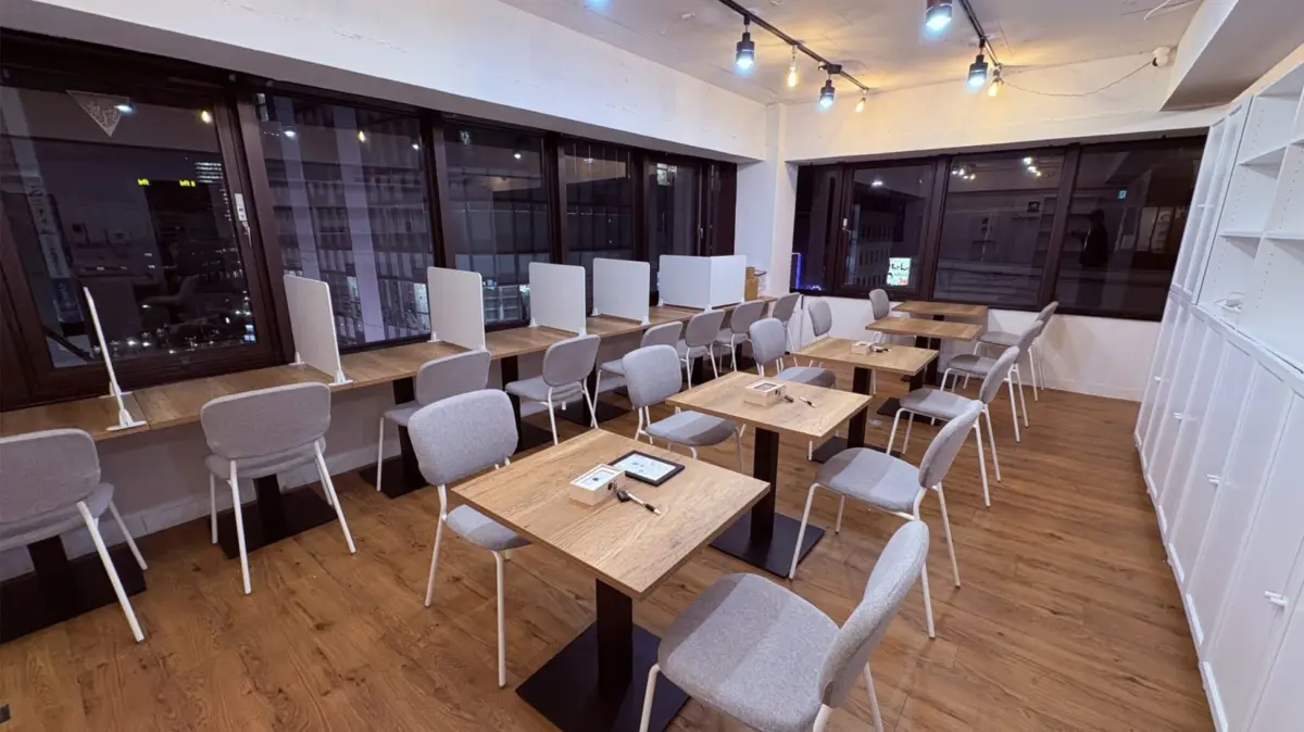 謎集中カウンターの様子