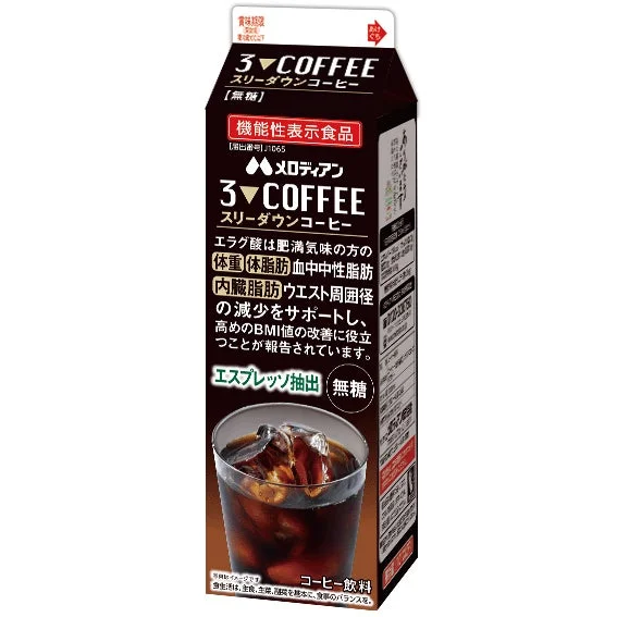 機能性表示食品 スリーダウンコーヒー1000mlのパッケージ