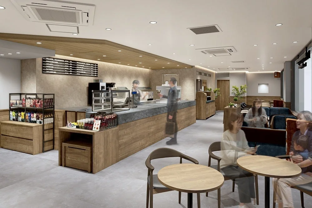 カフェ店内