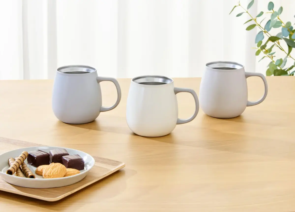 シンプル ステンレスマグカップ