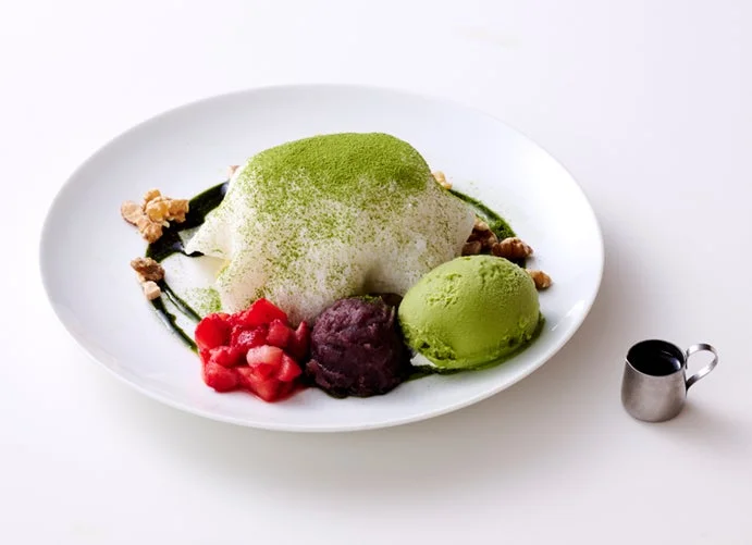 元町シフォン 宇治抹茶とぎゅうひ