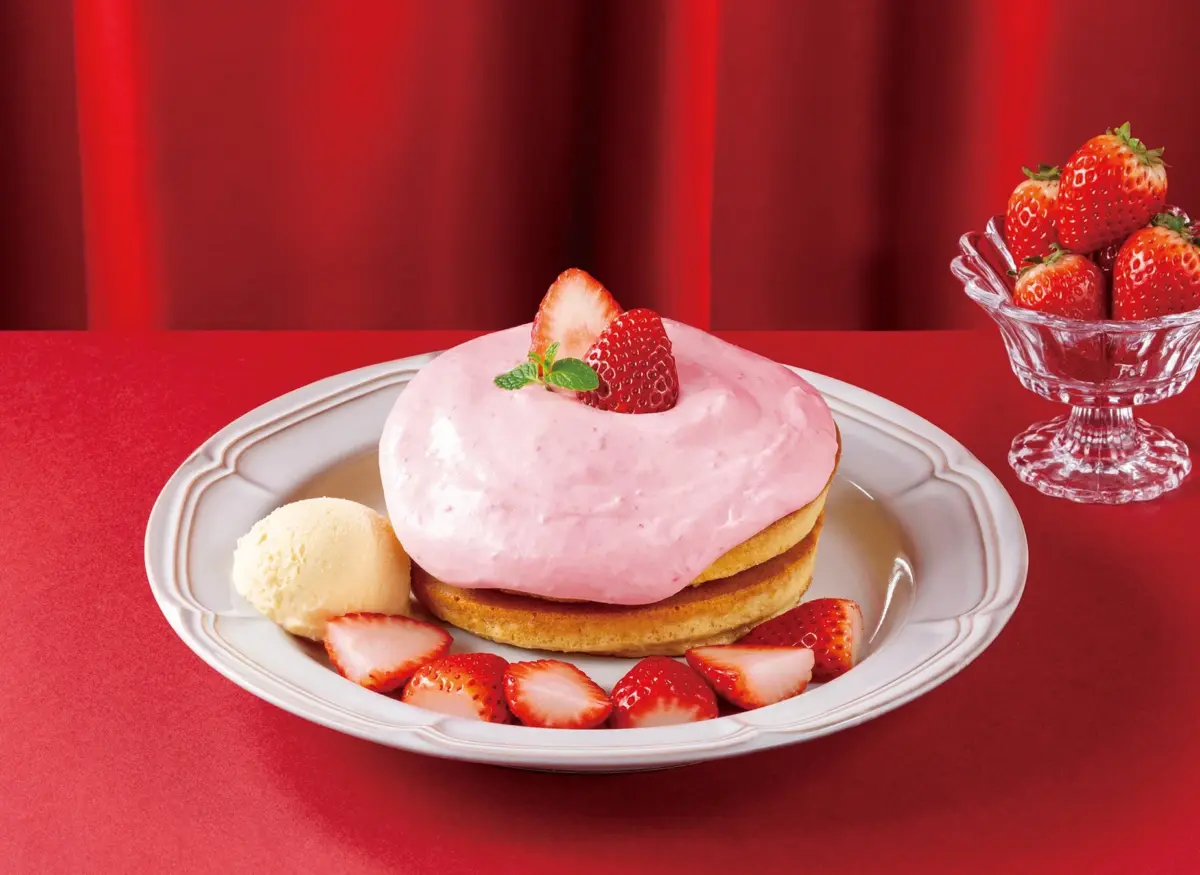 苺のホットケーキ~まろやか苺ミルククリーム~