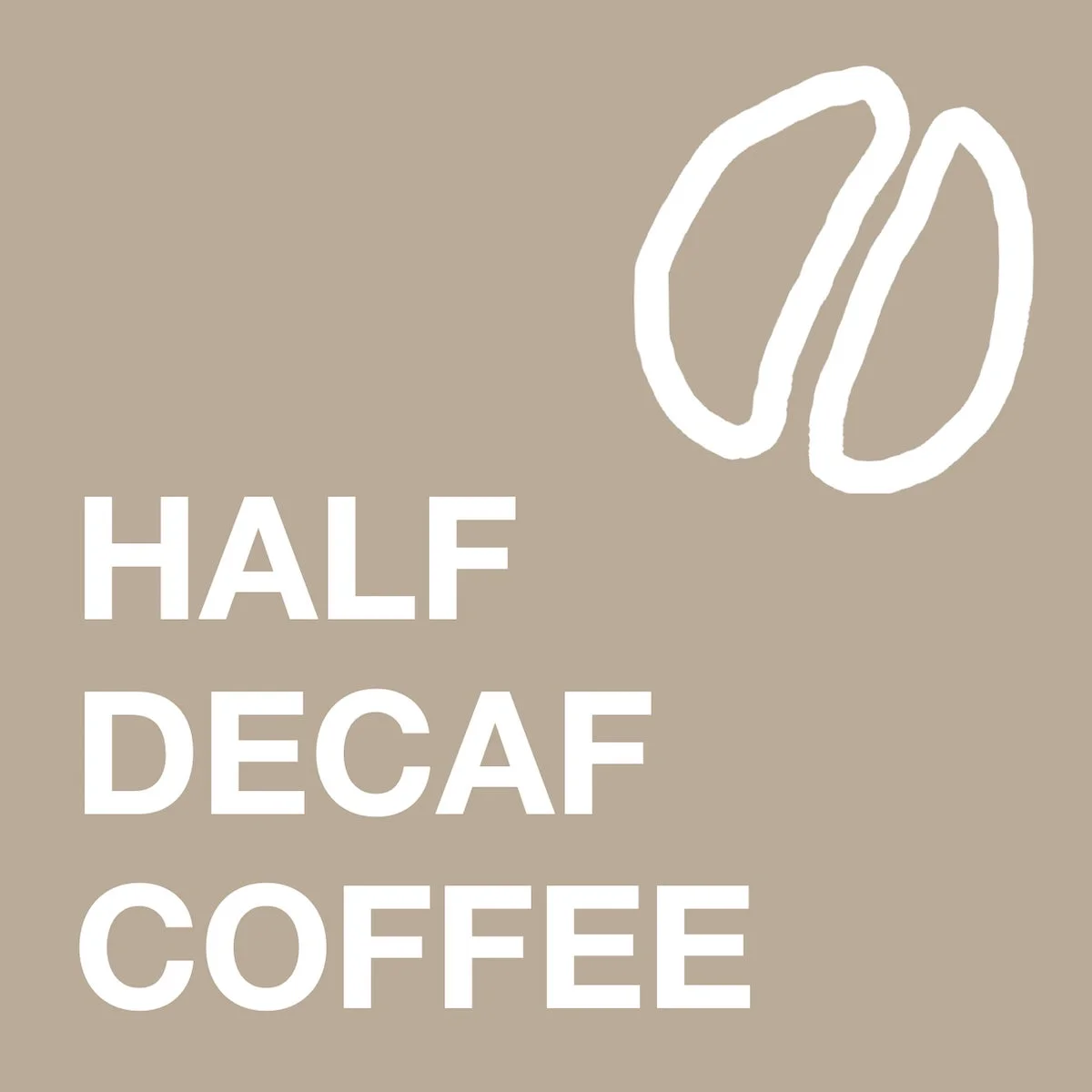 HALF DECAF COFFEEのロゴ