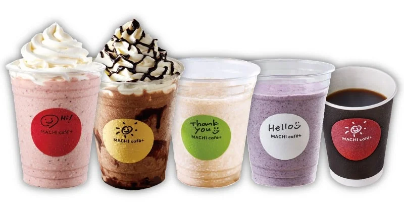 MACHI café＋の様々なドリンク