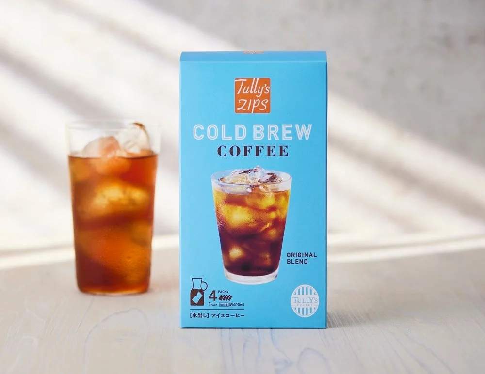 タリーズジップス コールドブリューコーヒー オリジナルブレンド4P箱