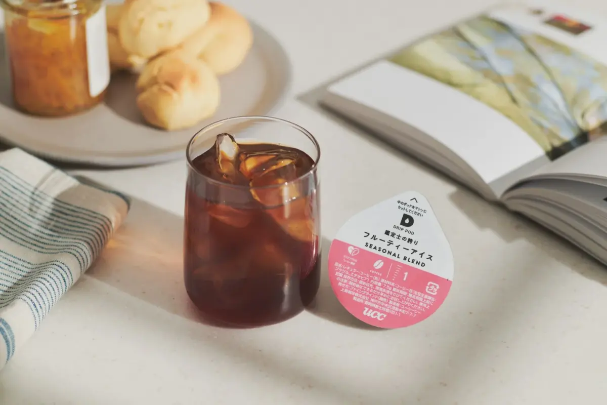 UCC DRIP POD 鑑定士の誇り フルーティーアイスと朝食
