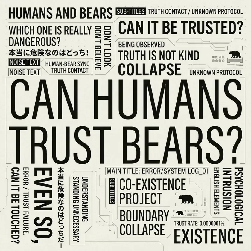 人間とクマの信頼関係を問うメッセージ