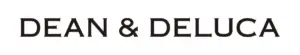 Dean  DeLuca logo in uppercase letters a brand wordmark of the store name