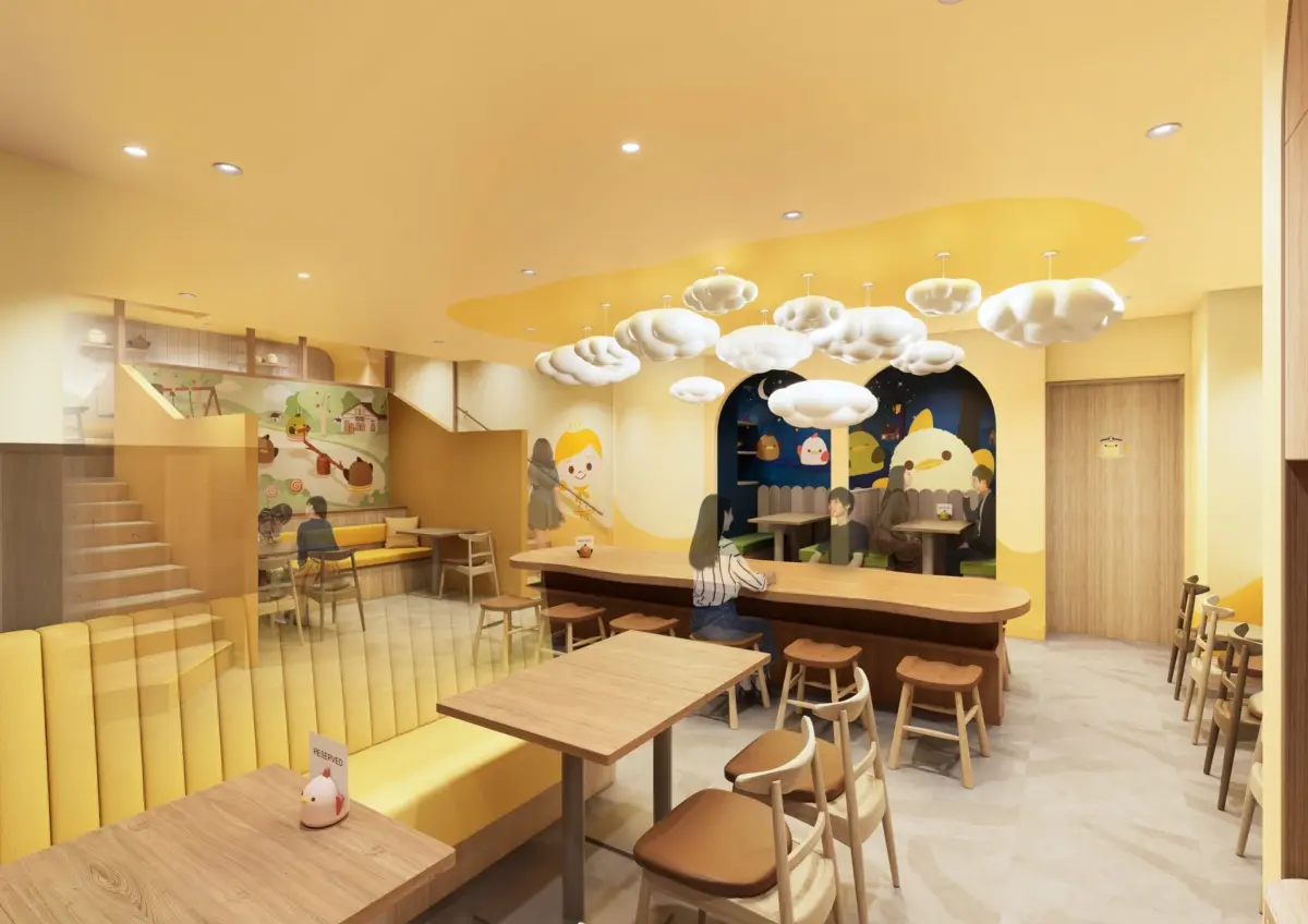 ぴよりんvillageカフェエリア