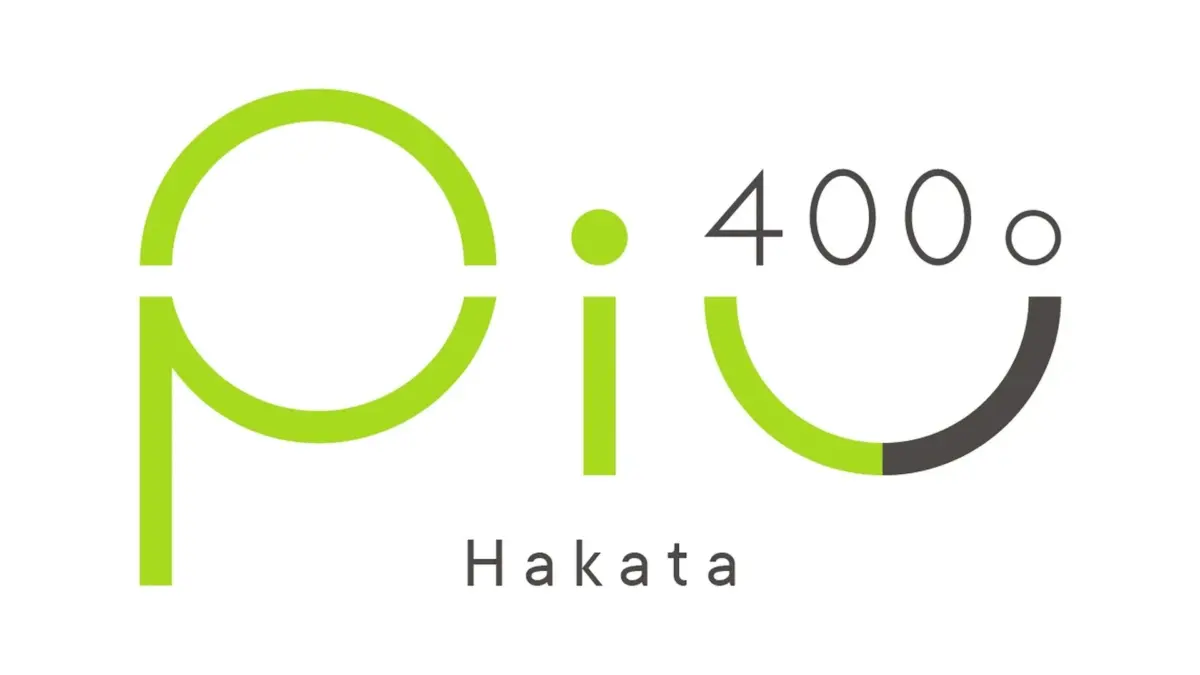 400℃ PIZZA Piu Hakataのロゴ