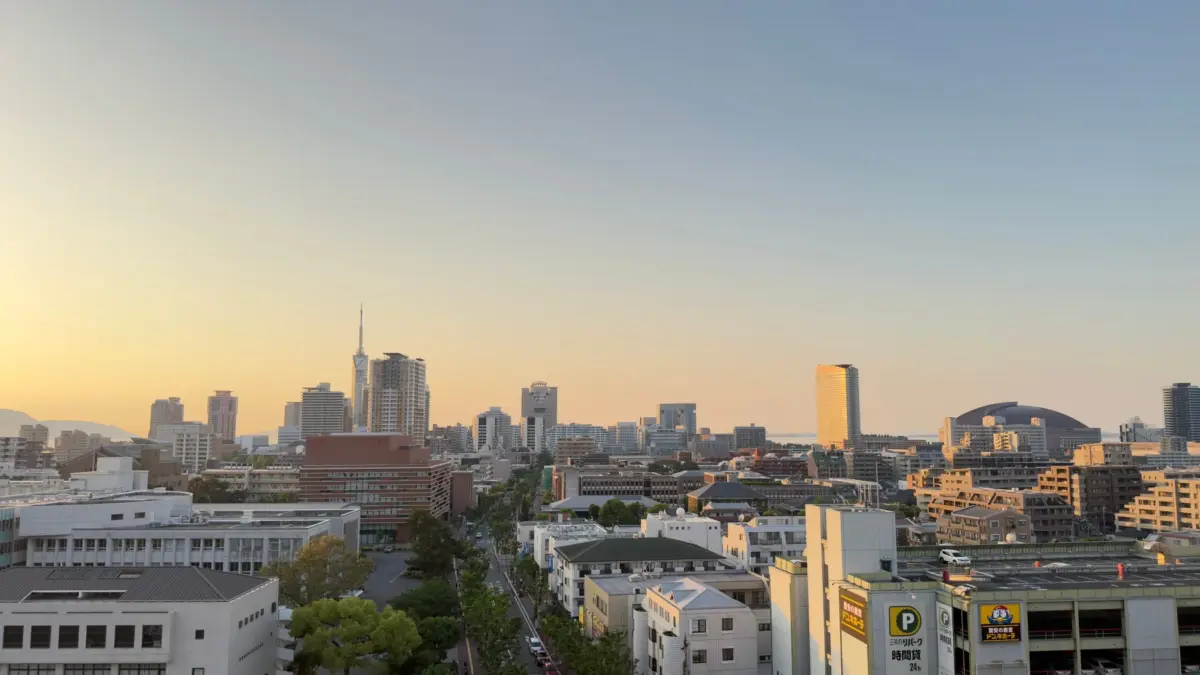 屋上庭園からの眺め
