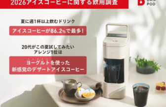 2026年のアイスコーヒー飲用調査ポスターアイスコーヒーが862で最多夏の人気デザート系アイスコーヒーを紹介