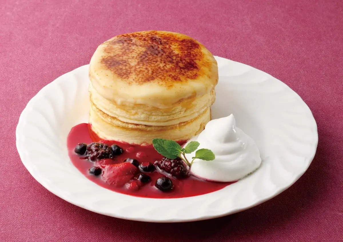 クレームブリュレ風パンケーキ