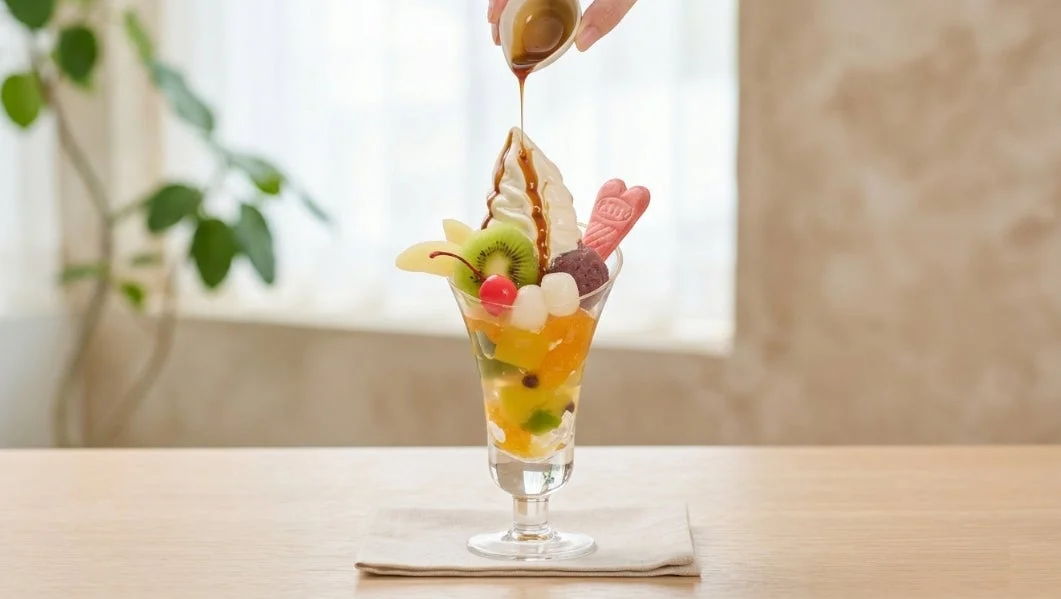 フルーツポンチ×あんみつパフェ