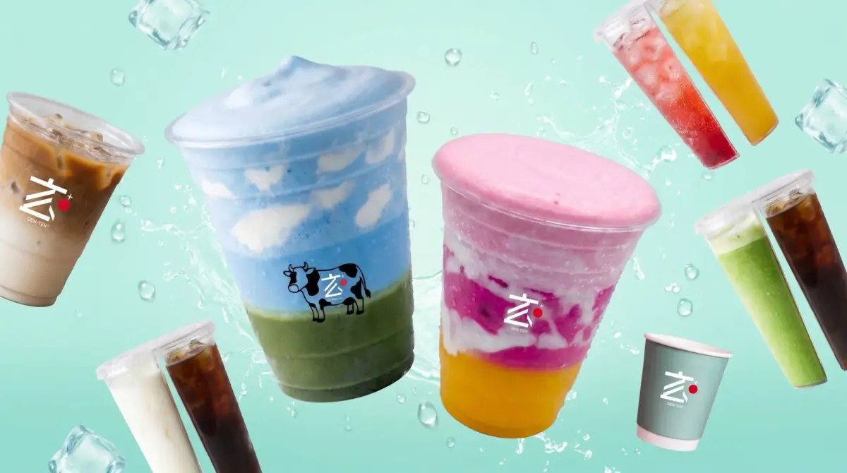 カラフルなドリンク