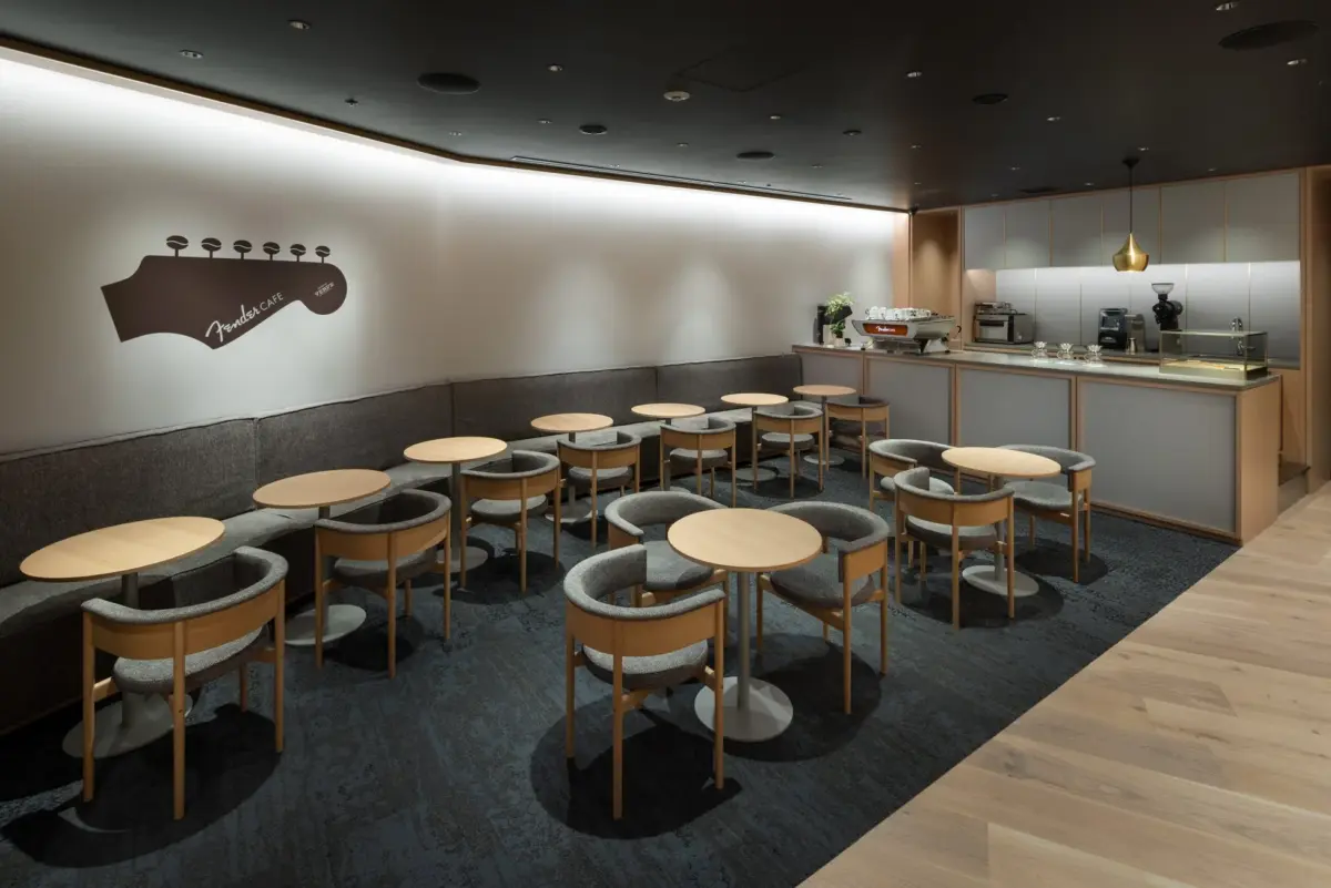 Fender Cafe 店内