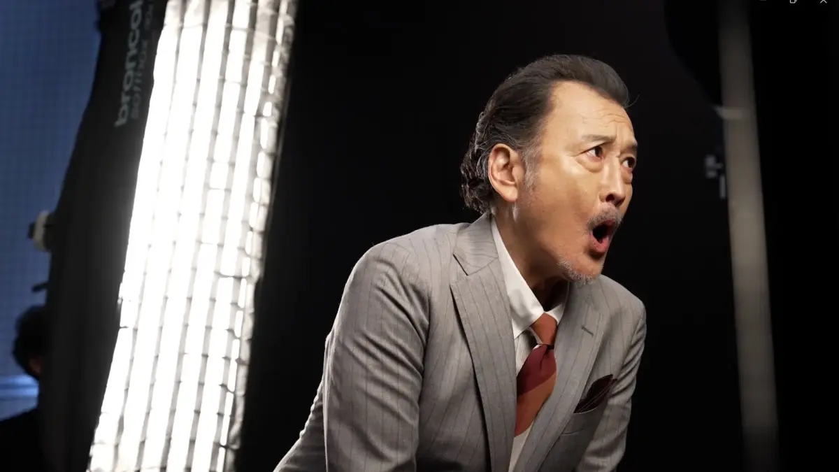 吉田鋼太郎さんの驚き顔