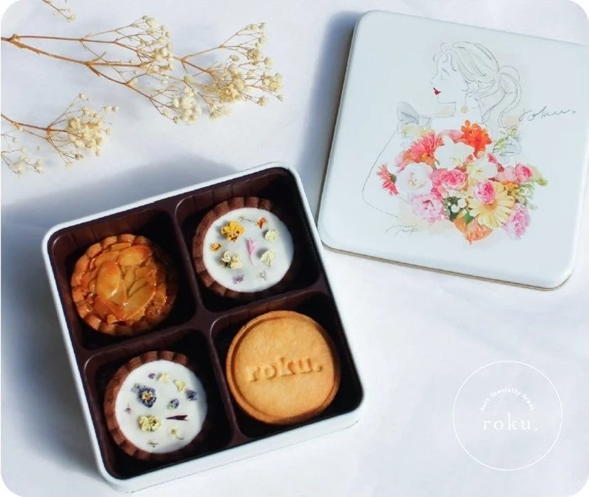 小さなお花のタルト缶~roku。~のタルトとクッキーの詰め合わせ