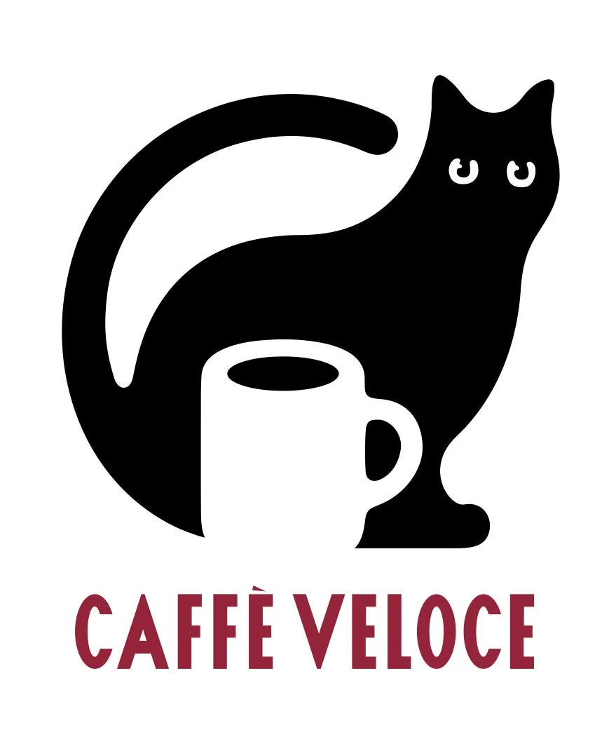 カフェ・ベローチェの黒ねこロゴ