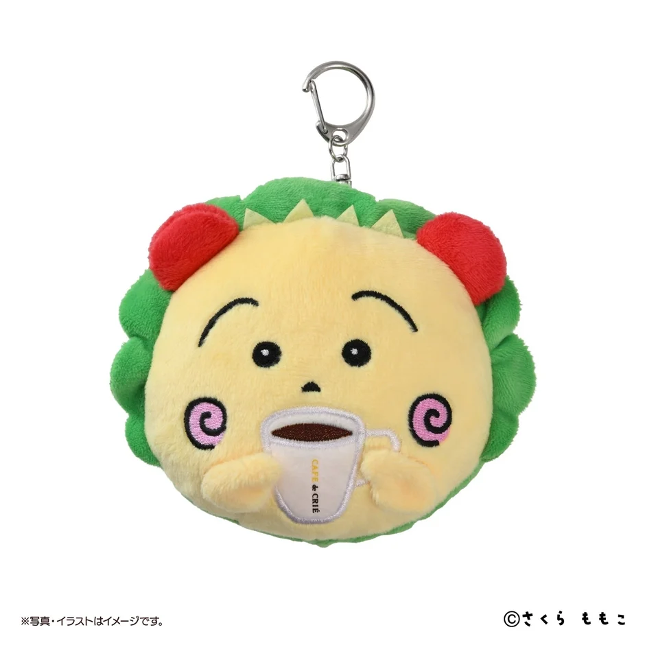 コーヒーカップを持つコジコジぬいぐるみ