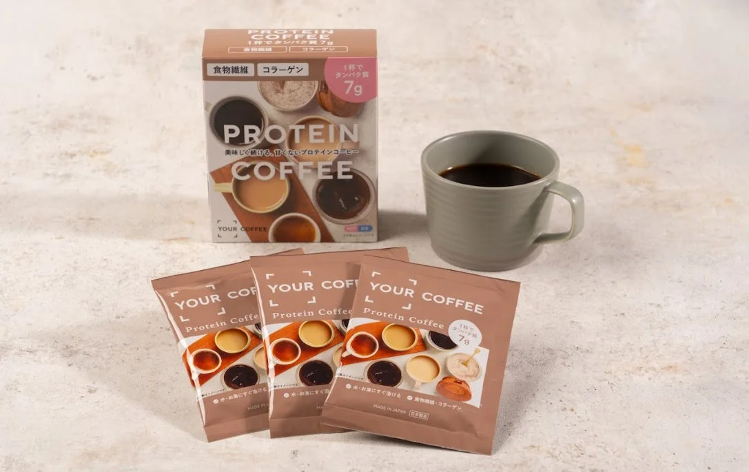 YOUR COFFEEのパッケージと淹れたコーヒー