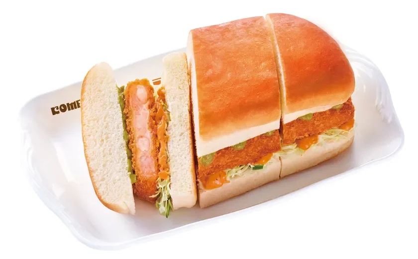 コメダ珈琲店 アボカドエビカツパン