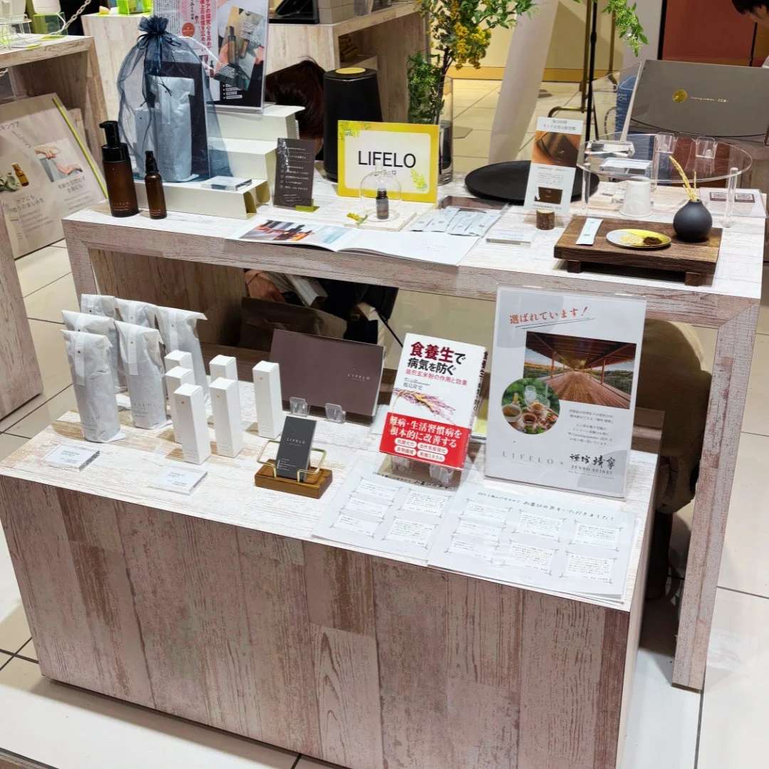 LIFELOのPOP UPイベント展示風景