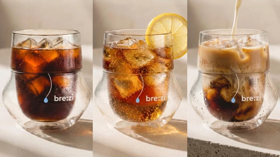 Breziで淹れたアイスドリンク3種