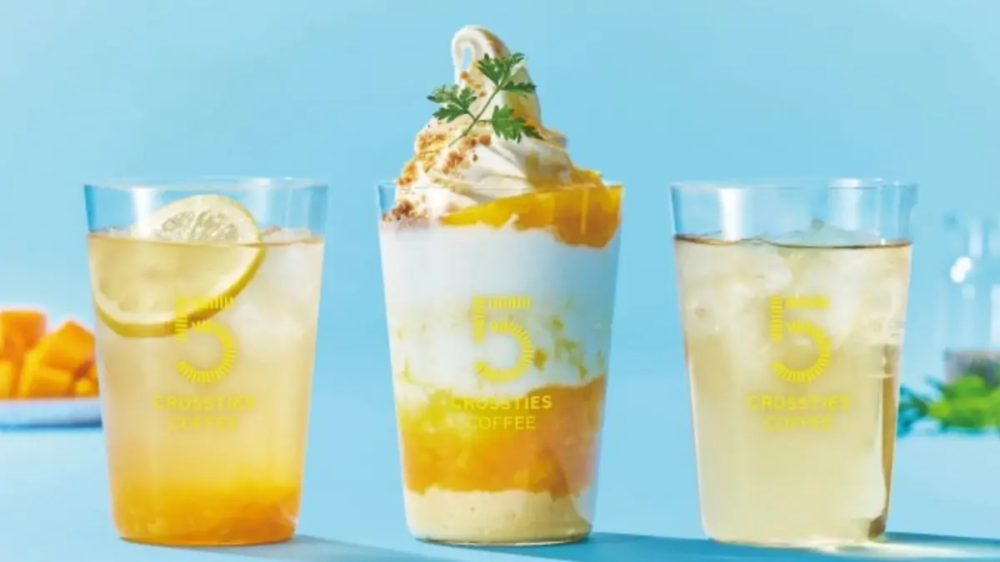 5 CROSSTIES COFFEE」から夏を彩る新作カフェドリンク3種が登場