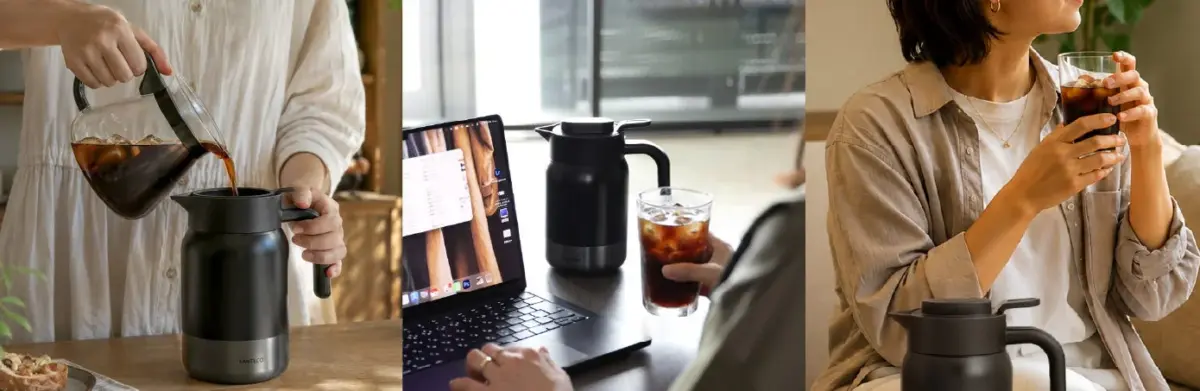 アイスコーヒーを楽しむ様々なシーン