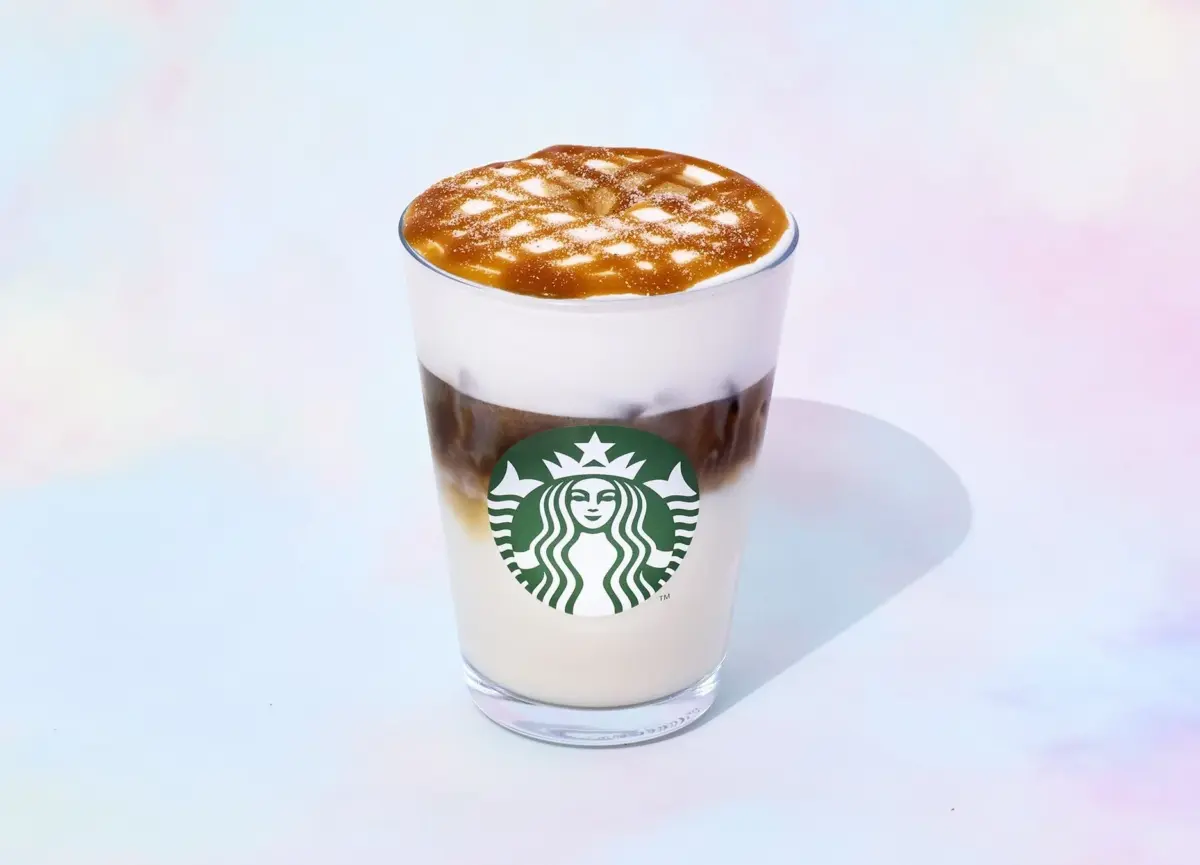 スターバックスのアイスキャラメルマキアート