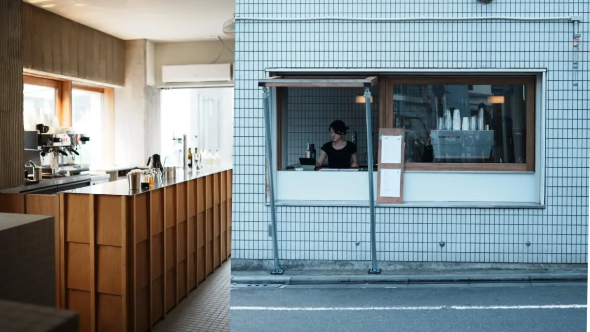 カフェ外観・内観