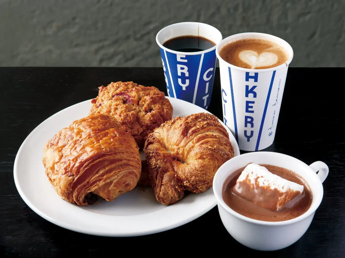 ベーカリー＆カフェのメニュー